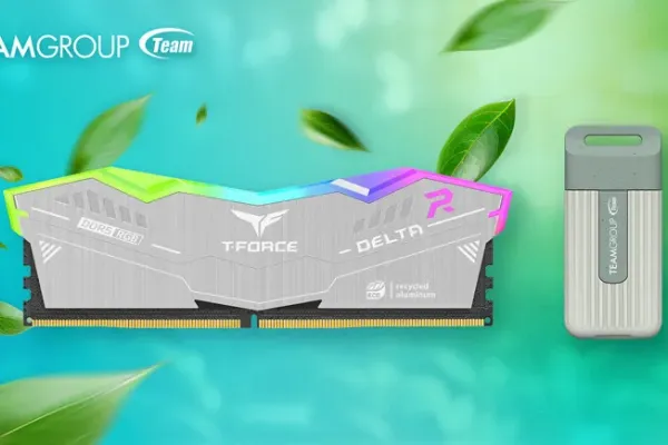 Team Group T-FORCE DELTA RGB ECO DDR5 Memory and PD20 Eco Mini External SSD